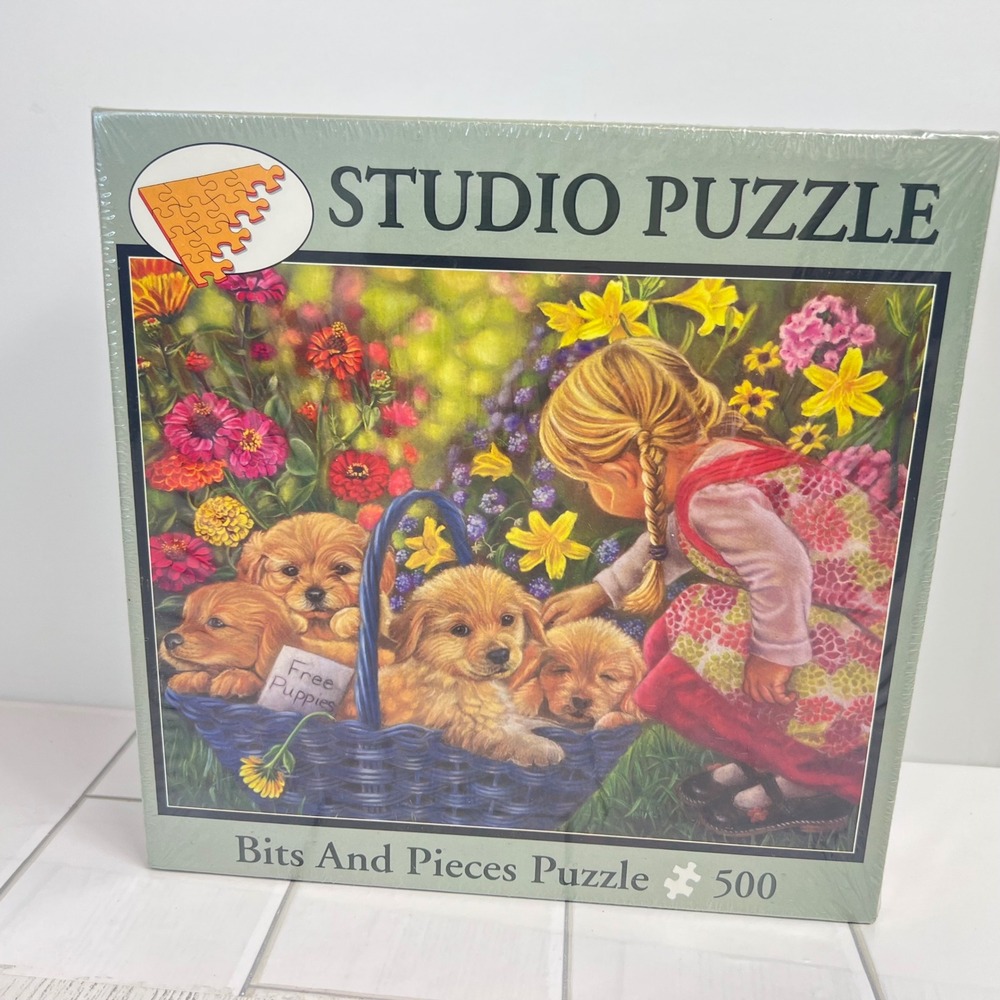 Bits And Pieces Puzzle Basket Full Of Love 500 Piece Studio Puzzle New